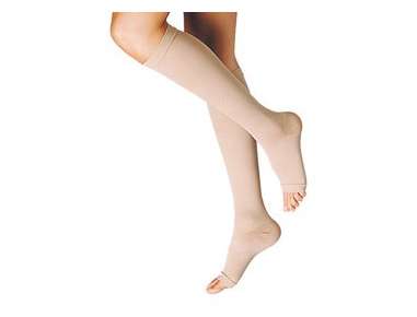 GAMBALETTO TERAPEUTICO DUALSAN A COMPRESSIONE DECRESCENTE KKL2 PUNTA APERTA BEIGE UNISEX 4 1 PAIO