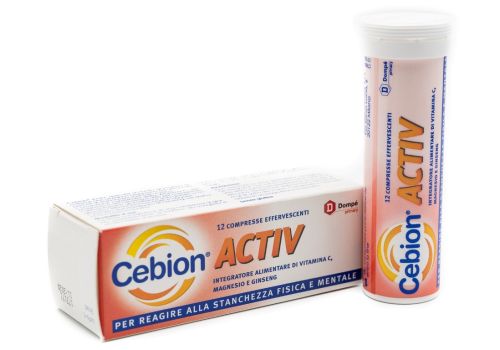 CEBION ACTIVE 12 COMPRESSE EFFERVESCENTI