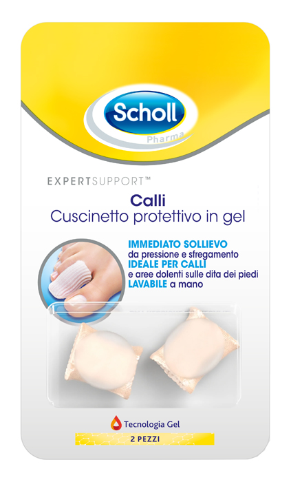 CUSCINETTI PROTETTIVI PER PIEDI CALLI SCHOLL GELACTIV 2 PEZZI