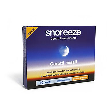 CEROTTO NASALE SNOREEZE GRANDE 10 PEZZI