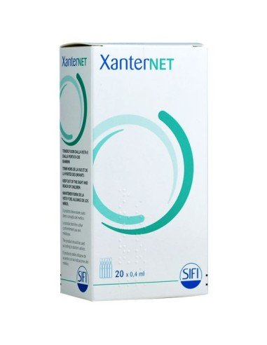 XANTERNET GEL OFTALMICO 20 FLACONCINI MONODOSE 0,4 ML