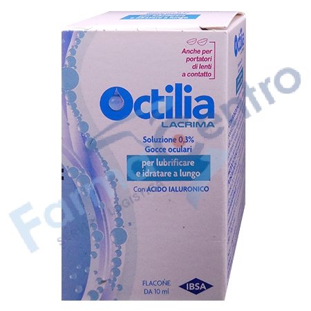 OCTILIA NATURAL GOCCE OCCHI IRRITATI E ARROSSATI 10 FLACONCINI MONODOSE 0,5 ML
