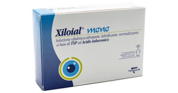 SOLUZIONE OFTALMICA IDRATANTE LUBRIFICANTE XILOIAL 20 MONODOSE DA 0,5ML