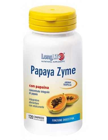 LONGLIFE PAPAYA ZYME 120 COMPRESSE