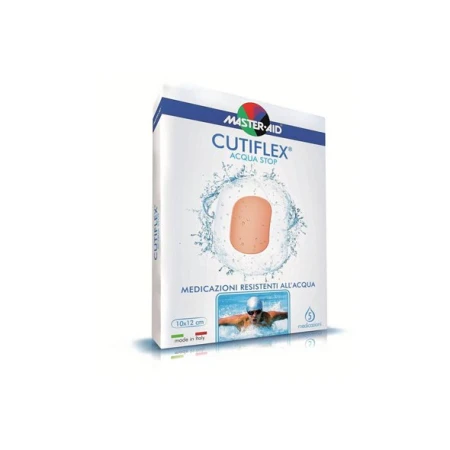 MEDICAZIONE AUTOADESIVA TRASPARENTE IMPERMEABILE MASTER-AID CUTIFLEXMED 10X12 CM 5 PEZZI