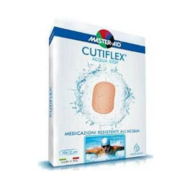 MEDICAZIONE AUTOADESIVA TRASPARENTE IMPERMEABILE MASTER-AID CUTIFLEXMED 10X12 CM 5 PEZZI