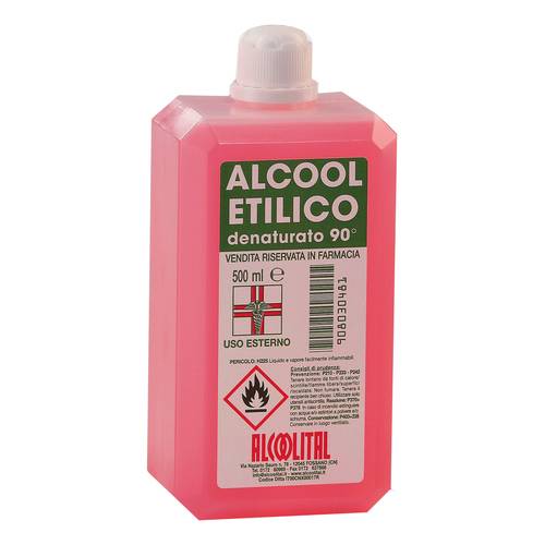 ALCOOL ETILICO DENATURATO 90% 500 ML