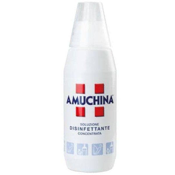 AMUCHINA LIQUIDA 100% DISINFETTANTE IGIENIZZANTE A BASE DI IPOCLORITO DI SODIO ANTIMICROBICO AD AMPIO SPETTRO D'AZIONE 500 ML