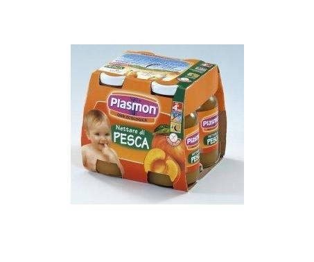 PLASMON NETTARE DI PESCA 4 X 125 ML