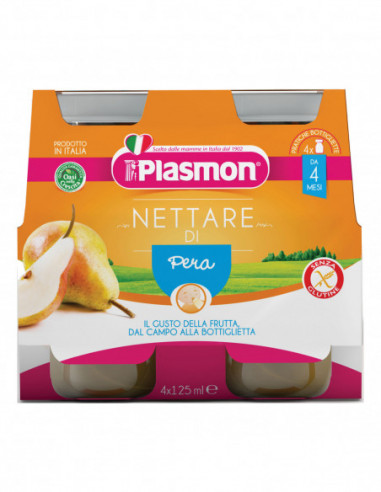 PLASMON NETTARE DI PERA 4 X 125 ML