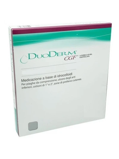 MEDICAZIONE CON IDROCOLLOIDI STERILE CON BORDO ADESIVO DUODERM CGF BA 20X20 5 PEZZI