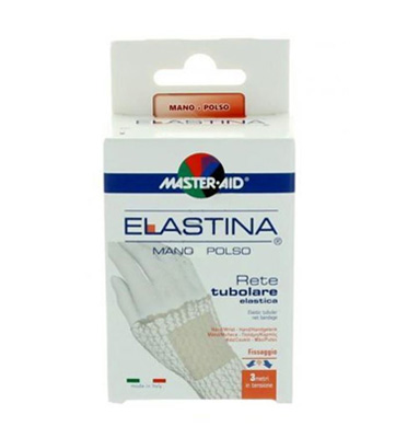 RETE TUBOLARE ELASTICA IPOALLERGENICA MASTER-AID ELASTINA MANO/POLSO 3 MT IN TENSIONE CALIBRO 3 CM