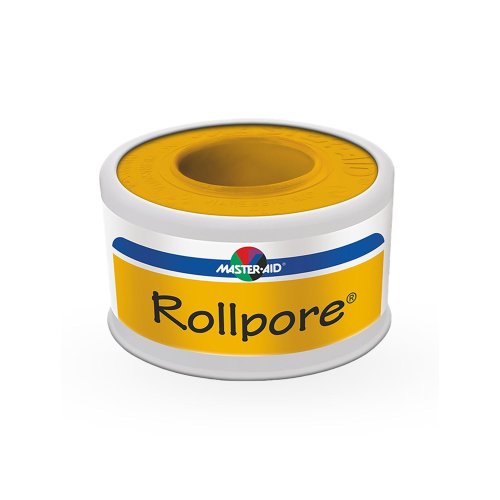 CEROTTO IN ROCCHETTO MASTER-AID ROLLPORE TESSUTO NON TESSUTO 5X1,25