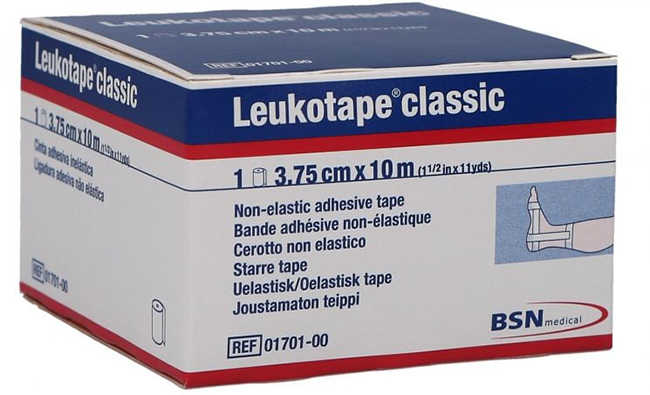 LEUKOTAPE BENDA ANELASTICA PER BENDAGGI FUNZIONALI 3,75X100 CM