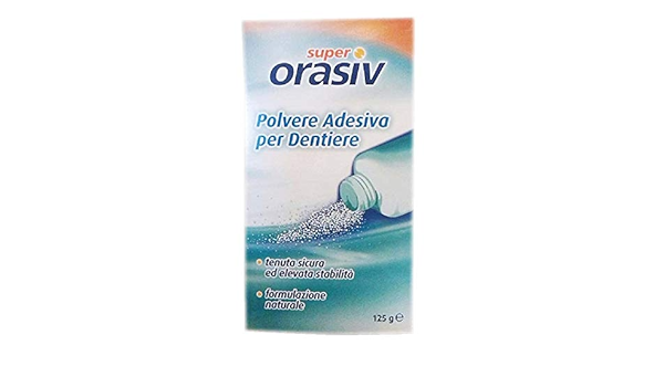 ORASIV SUPER POLVERE ADESIVA CLINICA PER PROTESI DENTALI 125 G