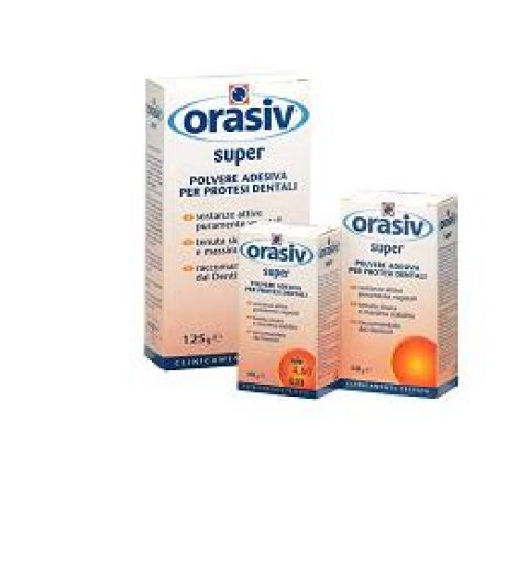 ORASIV SUPER POLVERE ADESIVA CLINICA PER PROTESI DENTALI 125 G
