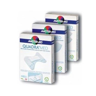 GARZA OCULARE MEDICATA MASTER-AID OPTOMED SUPER 10 PEZZI