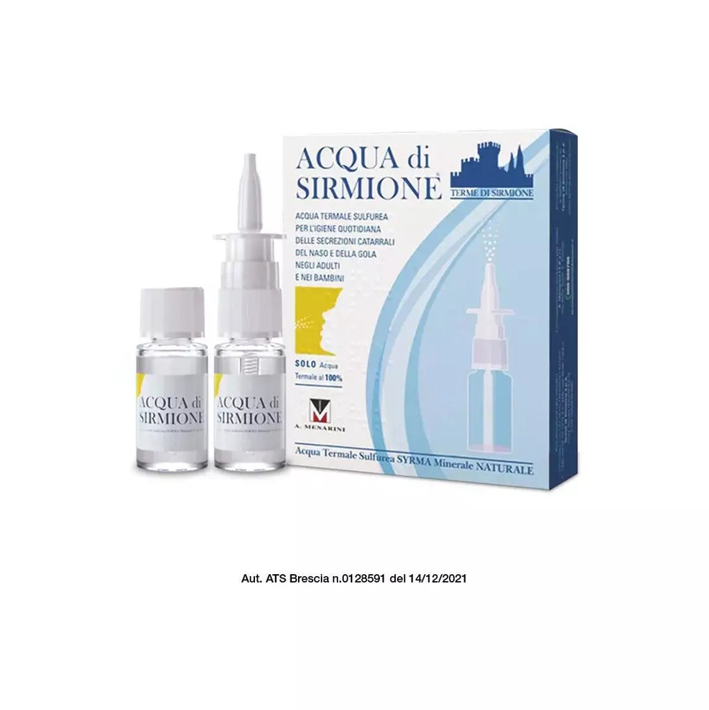 ACQUA SIRMIONE MINERALE NATURALE 6 FIALE 15 ML