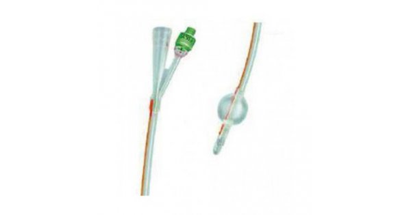 CATETERE FOLEY IN SILICONE TRASPARENTE A 2 VIE CON PALLONCINO 5-10ML DIAMETRO CH18 6,00MM LUNGHEZZA 40CM