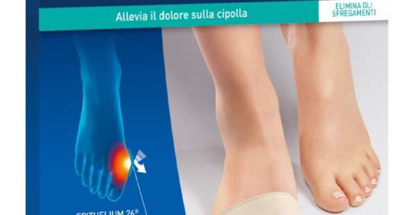 PROTEZIONE PER ALLUCE VALGO EPITACT IN GEL DI SILICONE EPITHELIUM 26 MISURA SMALL