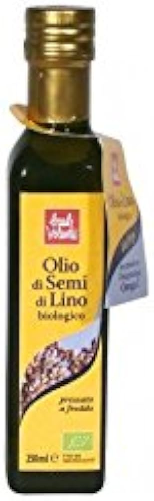 OLIO SEMI LINO PRESSATO FREDDO 250 ML