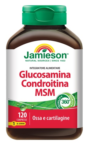 JAMIESON GLUCOSAMINA CONDROITINA MSM 120 COMPRESSE