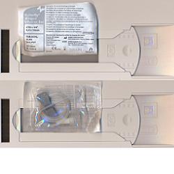 AGO BUTTERFLY STANDARD WINGED SET GAUGE 25 0,5X19 MM CON ALETTE GUIDA CANNULA DI RACCORDO VOLUME 0,45 ML ARANCIO