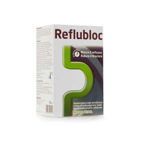 REFLUBLOC SOSPENSIONE ANTIREFLUSSO MENTA 20 BUSTINE 10 ML