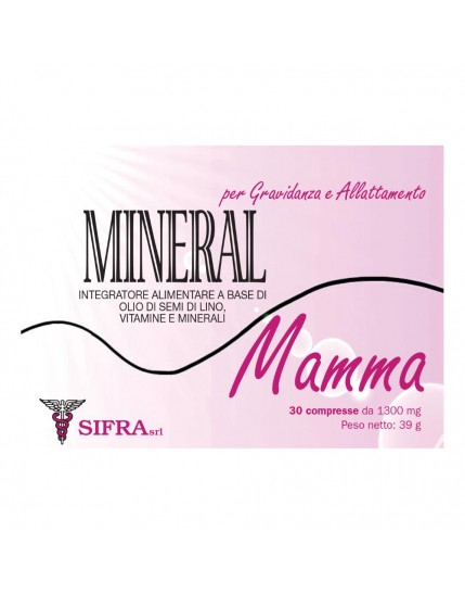 MINERAL MAMMA INTEGRATORE ALIMENTARE PER GRAVIDANZA ED ALLATTAMENTO 30 COMPRESSE 39 G