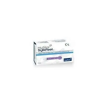 LANCETTE PUNGIDITO MYSTAR SYLKFEEL LANCETS 33 GAUGE 25 PEZZI