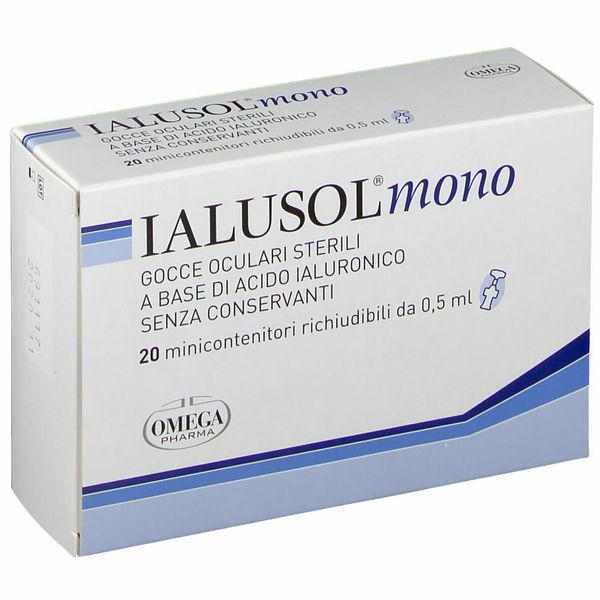 IALUSOL MONO GOCCE OCULARI 20 FLACONCINI 0,5 ML