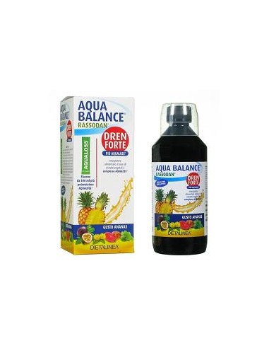 AQUA BALANCE RASSODAN DREN FORTE GUSTO ANANAS 500 ML DIETALINEA + AQUALOSS 2,8 G