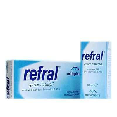 REFRAL MONODOSE GOCCE OCULARI 20 CONTENITORI DA 0,5 ML