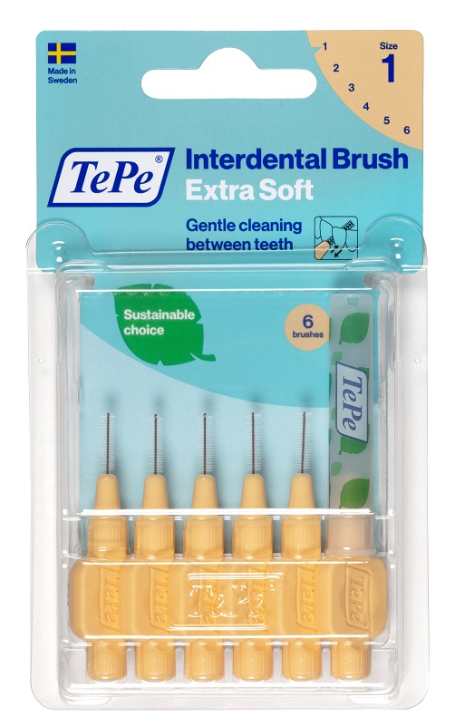 TEPE SCOVOLINO XSOFT ARANCIONE 0,45 MM 6 PEZZI