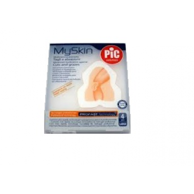 CEROTTO PIC MYSKIN TAGLI&ABRASIONI GOMITI E GINOCCHIA 4 PEZZI