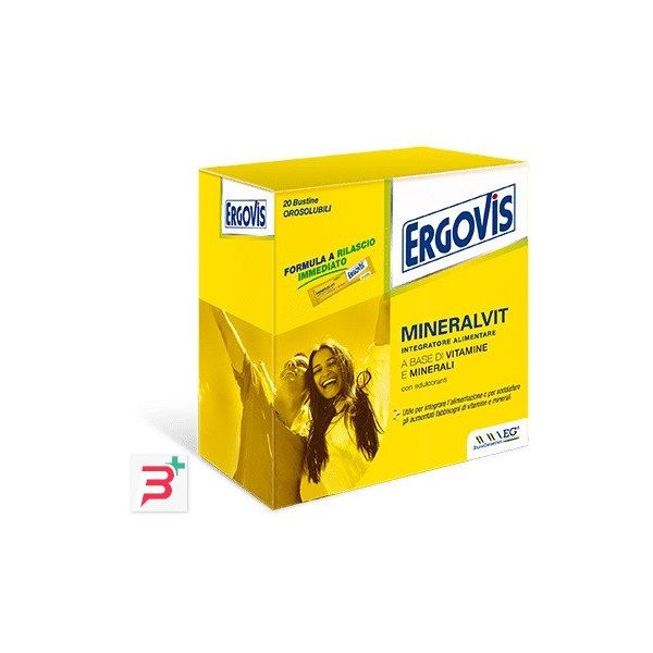 ERGOVIS MINERALVIT 20 BUSTE OROSOLUBILI 30 G