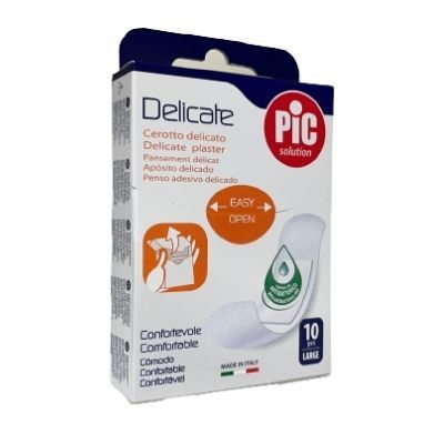 CEROTTO PIC DELICATE 25X72 MM ANTIBATTERICO 10 PEZZI