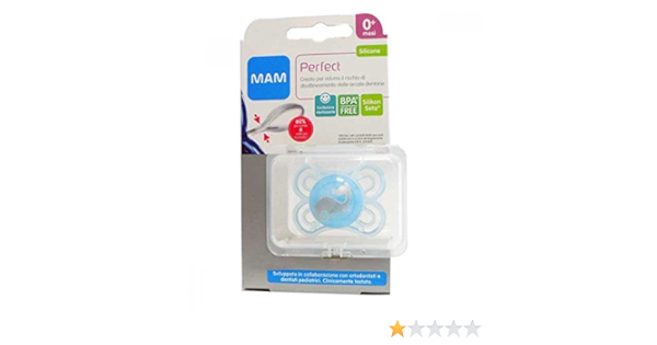 MAM PERFECT SUCCHIETTO 0+ SILICONE CONFEZIONE SINGOLA