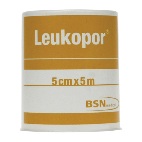 CEROTTO IN ROCCHETTO LEUKOPOR IPOALLERGENICO TESSUTO NON TESSUTO BIANCO 5X500 CM
