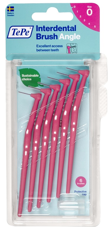 TEPE ANGLE SCOVOLINO ROSA 0,4MM 6 PEZZI