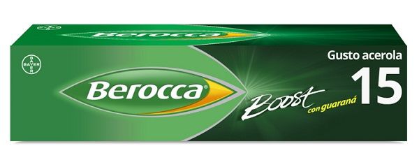 BEROCCA BOOST EFFERVESCENTE 15 COMPRESSE