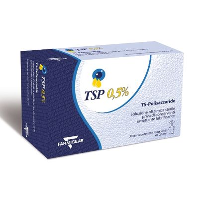 TSP 0,5% SOLUZIONE OFTALMICA UMETTANTE LUBRIFICANTE 30 FLACONCINI MONODOSE 0,5 ML