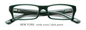 OCCHIALE PREMONTATO CORPOOTTO NEW YORK GREEN 1,00 DIOTTRIA