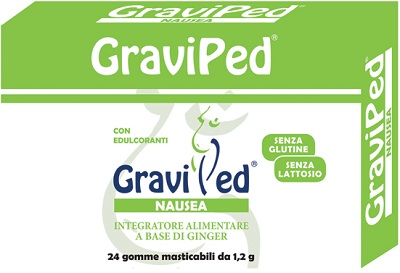 GRAVIPED NAUSEA 24 CHEWING GUM 1,2 G