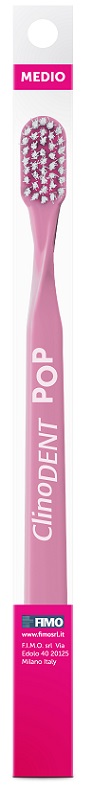 CLINODENT POP ROSA SPAZZOLINO DA DENTI MEDIO