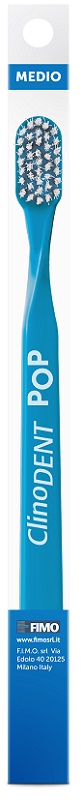 CLINODENT POP BLU SPAZZOLINO DA DENTI MEDIO