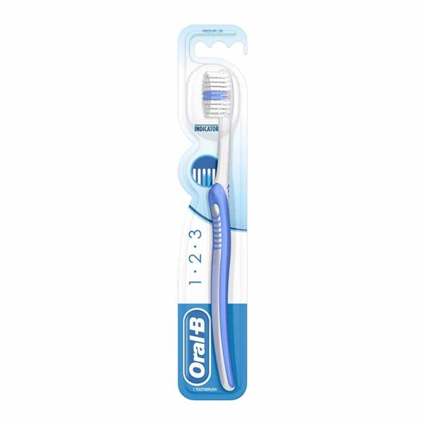 ORALB 123 INDICATOR SPAZZOLINO MANUALE SETOLE 35 MEDIE