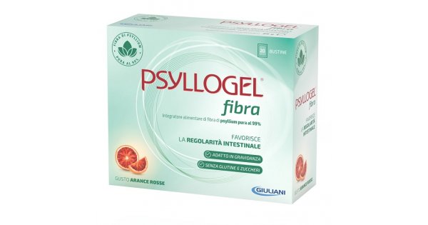 PSYLLOGEL FIBRA ARANCE ROSSE 10 BUSTINE 43 G