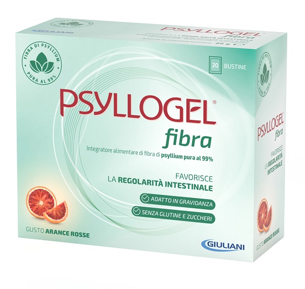 PSYLLOGEL FIBRA ARANCE ROSSE 10 BUSTINE 43 G