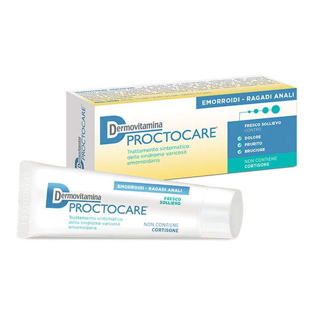 DERMOVITAMINA PROCTOCARE CREMA EMORROIDI RAGADI ANALI 30 ML CON CANNULA